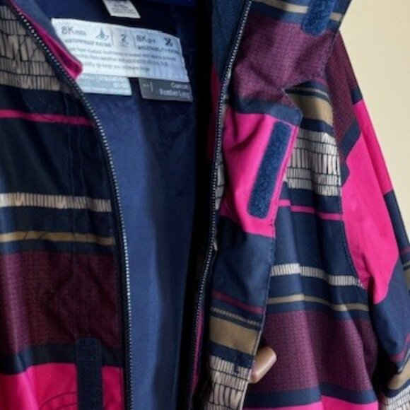 #108 Women's O'Neill Freedom Series Custom Waterproof Bomber Long Fit Ski Jacket - Picture 5 of 6